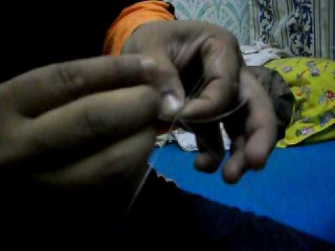 Perambut - Salam semua. Ini adalah teknik membuat perambut appolo utk memancing di unjam.
