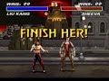 fatalities ftw! stage fatalities are more elaborated alongside with regular fatalities.