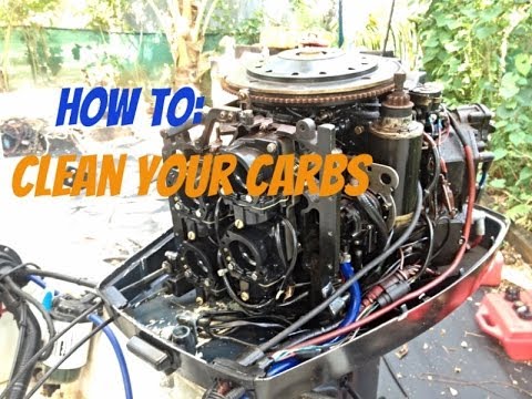 how to clean outboard carburetor