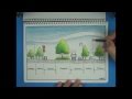 Sketch: Architectural Streetscape (How to draw trees with coloured pencils)