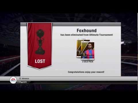 FIFA 12 Gold Pack - A FIFA 12 Ultimate Team video showcasing a amazing gold pack glitch. How to get the glitch when you lose in a tournament, you will win gold packs.