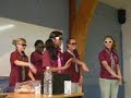 I was on a trip with the People 2 People program...and we had a a talent show! and my friends and i were THE HOME SKILLET BISCUTS! and this was our amazing TALEN! YEAH MAN! i'm the blonde with the really short hair.