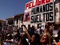 Demonstration against the cruel fiesta in Coria.