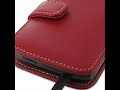 Click here to watch this video PDair Leather Case for HTC One X S720e/HTC One XL 4G - Book Type (Red)