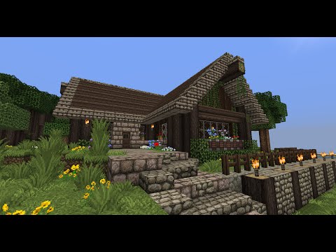 how to build an l'shaped house in minecraft