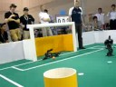 RoboCup 2008 Humanoid League: Goalie Heiner catches ball