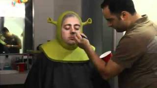 Getting into character for Shrek - Timelapse