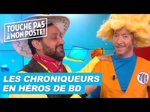 Les chroniqueurs de TPMP déguisés en héros de BD