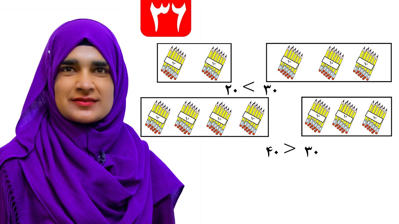 Lesson 36 _ Math _ Grade 1 / د ریاضي کتاب - لوست ۳۶ ـ لومړی ټولګی