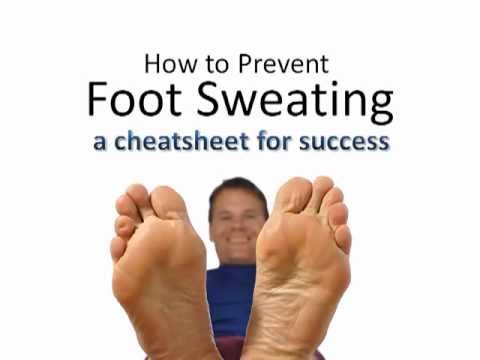 how to treat sweaty feet
