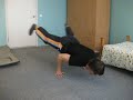 Straddle planche training