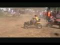 Redneck Derby Lawn Mower Debry 8-10-08 powerd puff My little 8year old girl ran my mower in it and got #1 place (CLICK ON) (watch in high quality)