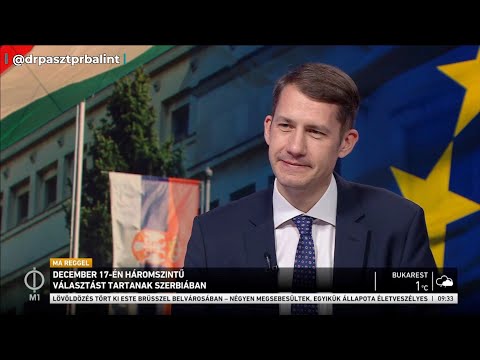 Ma reggel (M1) - Interjú dr. Pásztor Bálinttal, a VMSZ megbízott elnökével-cover