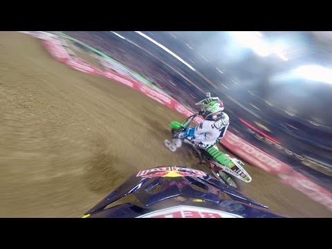 GoPro: James Stewart Battles Ryan Villopoto - 2014 Monster Energy Supercross St. Louis