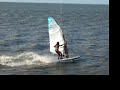Jim Carr windsurfing San Francisco Bay at the Embassy Suites Hotel