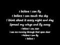 I Believe i can fly lyrics --BETTER VERSION--