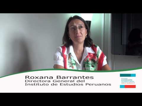 Roxana Barrantes – Cápsulas Cohesión Territorial para el Desarrollo