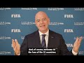 FIFA President congratulates 32 participating nations for Qatar 2022