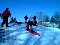 Click here to watch this video Bk sled boarding