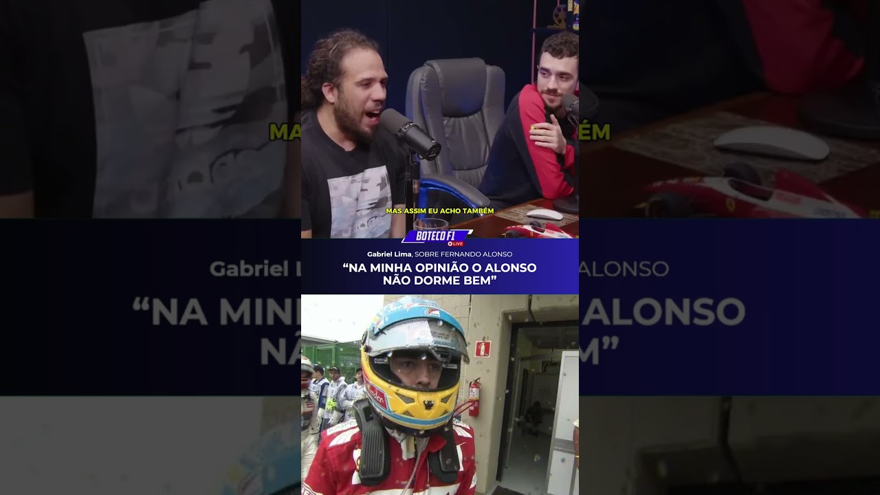 SERÁ QUE O ALONSO DORME BEM? 🤔