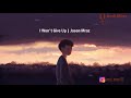Jason Mraz - I Won't Give Up - Lyrics Animatio