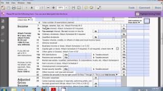 Form 1040 Tax Tutorial Overview