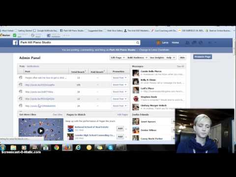 how to know fb page admin