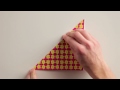 Оригами видеосхема тюльпана