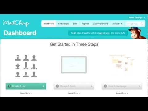 mailchimp - Tutorial - Step by step creating a list in MailChimp and importing subscribers from a spreadsheet or excel doc. Part 2 of our tutorial series for MailChimp f...