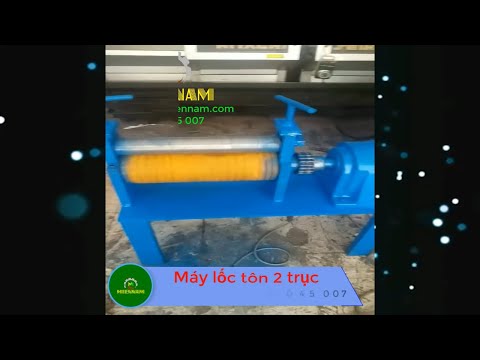 MÁY LỐC TÔN HAI TRỤC - MÁY LỐC TRÒN TÔN - 0868 045 007 - MÁY LỐC UỐN TRÒN - CHẾ TẠO MÁY MIỀN NAM