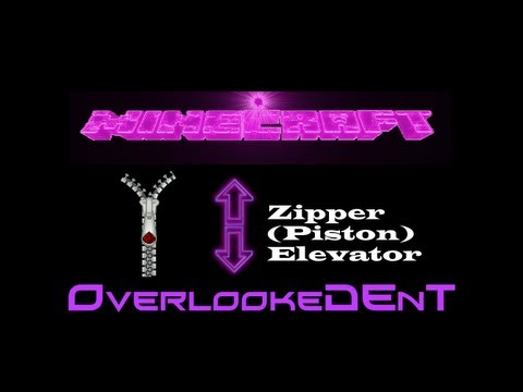 how to make a zipper elevator in minecraft xbox