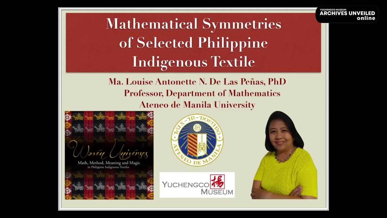 Mathematical Symmetries of Selected Philippine Indigenous Textile