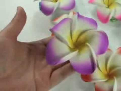 how to dye foam flowers