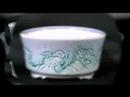 Wave Motif Bonsai Pot by Yumeko