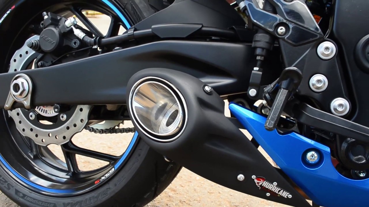 Capa do vídeo  Escapamento Bico Hurrimade Evolution Suzuki GSX-S 750 2017 a 2022
