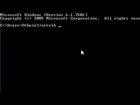 how to recover hidden files using cmd