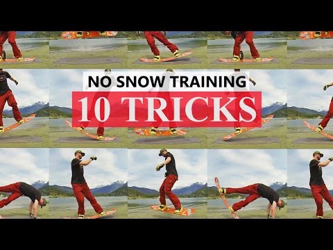 how to practice snowboarding without snow
