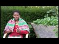 Mpatheleni of the Venda community in South Africa gives an interview to the Gaia Foundation on Earth Jurisprudence during a gathering of thought leaders in the environmental movement at Schumacher College.