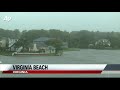 Raw Video: High Winds, Rain Hit Va. Waterfront