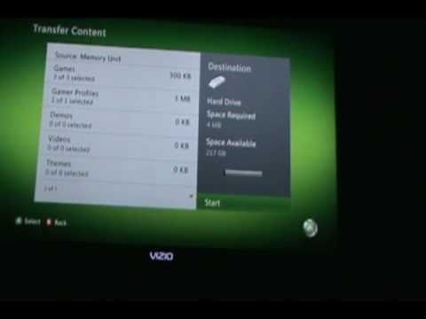 video-linktoworks-how to transfer xbox 360 memory with out a transfer...