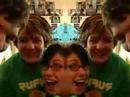 meg, val, chris, and i goofing off in the studio.