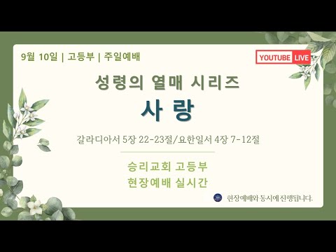 성령의 열매 시리즈 <사랑>
