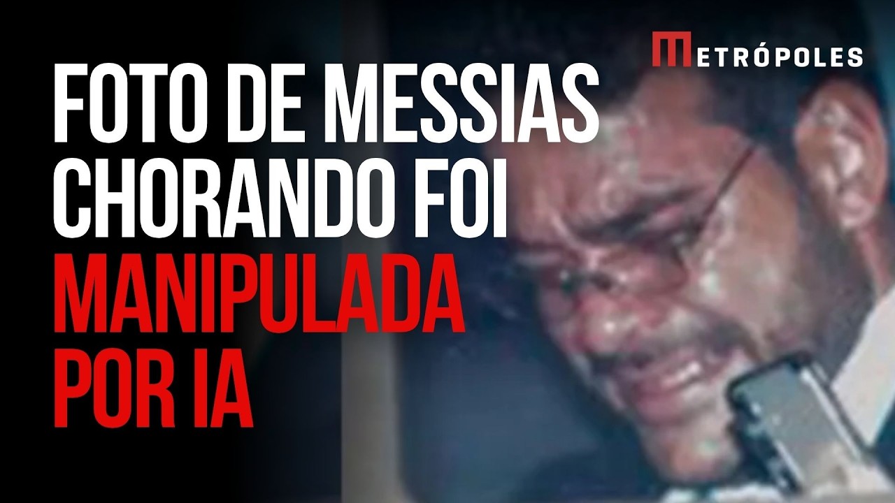 Foto de Messias chorando foi manipulada por IA