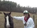 Friendly Farm Girl meets Hungry Horse  Pneumonia Lungs and Breathing