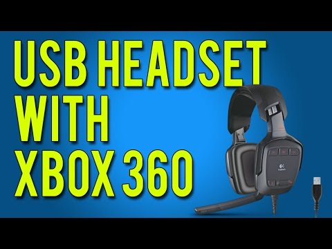 how to use the xbox 360 headset