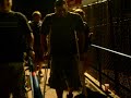 end of concert, on cruches...(mayhem festival in california)
