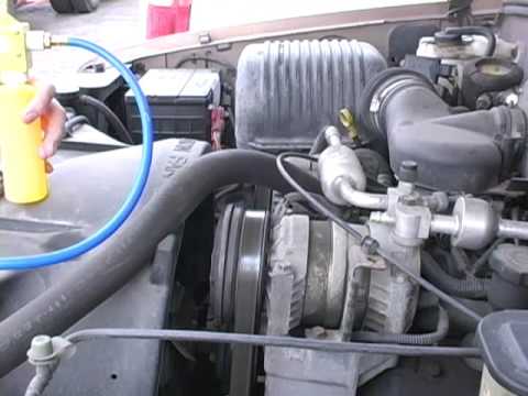 how to use ac leak dye