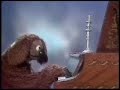 Rowlf the Dog and Fozzie Bear with a candelabra