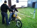 Suzuki RM80 first time Suzuki RM80 first time