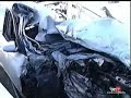 estado en el que qued� el coche de antonio s�nchez de la calle tras el accidente que tuvo el pasado lunes.